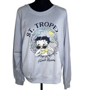 Betty Boop st tropez Graphic Sweatshirt